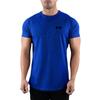 Muscleguys Summer Cotton Running T-shirts Mens O-neck Slim Fit Fitness Short Sleeve T Shirt Bodybuilding Gym Clothing Casual Sports Tops