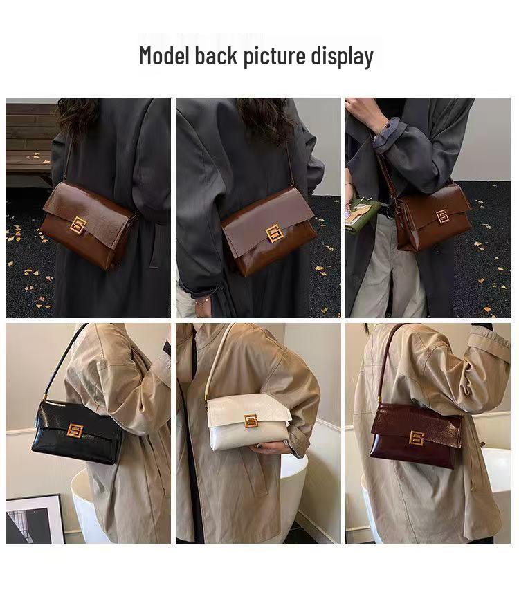 Retro Shoulder Bag for Women - High-End French Luxe, Korean Style, Exquisite Design, Versatile Underarm Bag