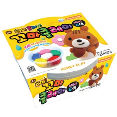 Donnerland Little Clay Mini 6-Color Set, Mixed Colors, 65g, Korean Toy Supplies
