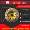Diamond Grinding Disc for Angle Grinder - Ideal for Marble, Concrete, Stone Floors - Cup Wheel for Dry Grinding