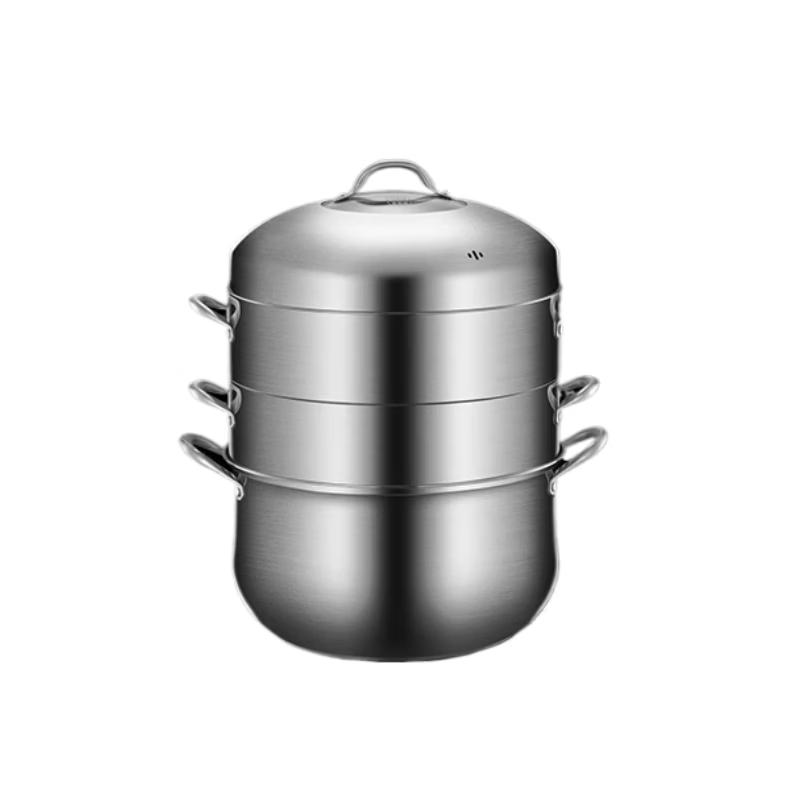 Sulley 304 Stainless Steel 3-Layer Steamer