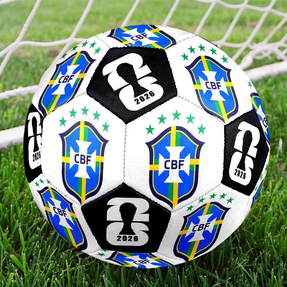 1pc Brazilian Size 5 Soccer Ball Professional Match Training Football Indoor &Outdoor Sports Ball Club Training Ball Lightweight Durable Y21