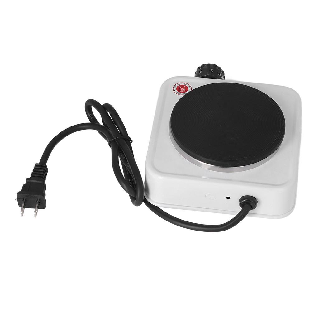 Fornello Elettrico 500W Compatto Portatile Singolo Piano Cottura Elettrico Piastra Riscaldante per Dormitorio Ufficio