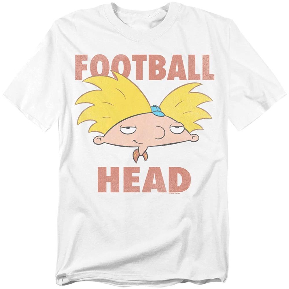 Hey Arnold - Football Head - Unisex Short Sleeve Children s T-shirt - White 110