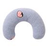 U-Shaped Cat Pillow for Cervical Support Small Soft Plush Sleeping Pad for Kittens Cats Comfortable Cushion for Deep Sleep & Anxiety Relief