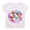 SuperKitties Kids Cartoon T-shirt Cotton Short Sleeve O-Neck Tops Boys Girls Clothes Y2k One Piece Anime Tees Summer Children
