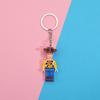Spider-Man Cartoon Cute Keychain Anime Car Circle Chain Pendant Captain Bass Unicorn Key Chain Bag Pendant Halloween Gift
