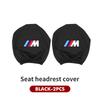 WCHT7 For BMW Car Logo Seat Headrest Pillow Case Neck Support Pad Anti-Dust Cover Accessories E30 E34 E36 E39 E46 E52 E53 E60 E61 E62