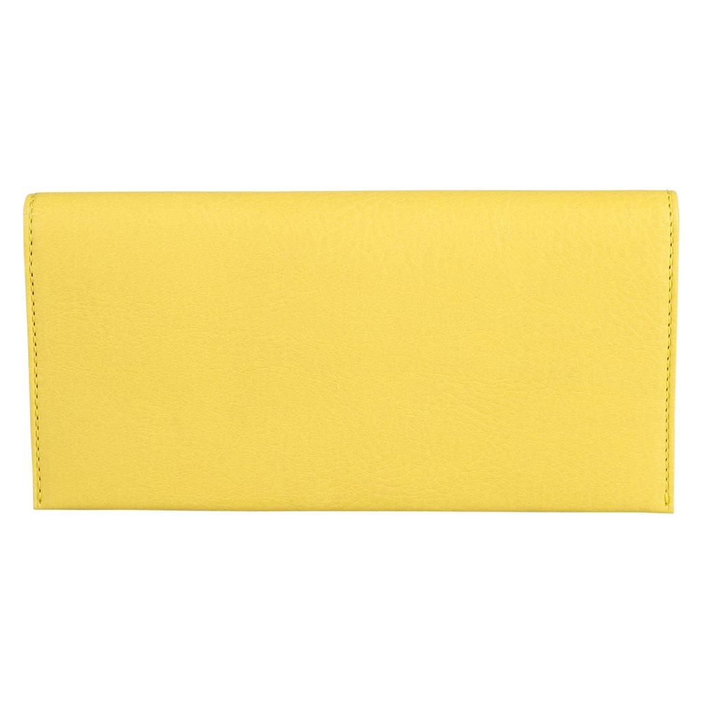 Miramilan Men's Long Wallet, Yellow, One Size