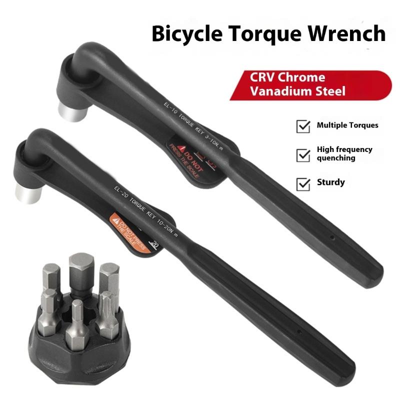 Bicycles Portable Torque Wrench Inner Hexagonal Set 3-10Nm/10-20Nm Bike Maintenance Wrench For Professional Mechanic