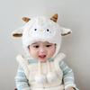 Thickened Cute Sheep Hat Soft Baby Warm Caps Funny Cartoon Beanie Caps  Cold Weather Wear