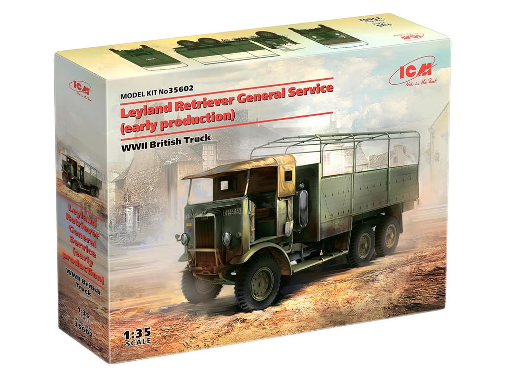 1/35 British Army Leyland Retriever GS Truck (Early Model) Plastic Model Kit 35602