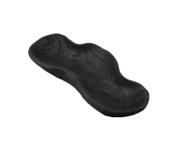 Wabi-Sabi Carbonized Wood Fruit Bowl - Zen Style Ornament for Living or Dining Room Table