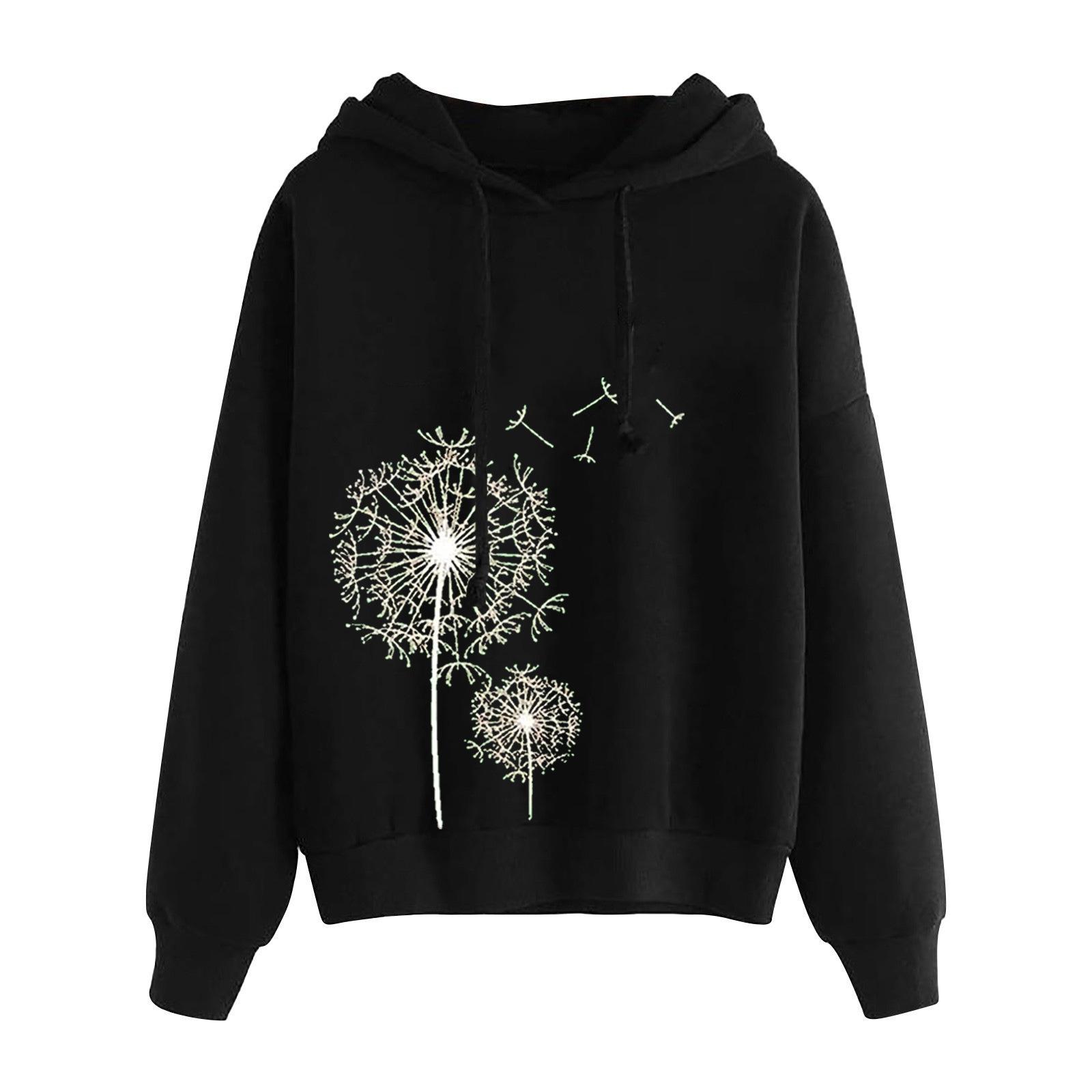 

2025 осень и зима новый корейский версия письмо с капюшоном флисовая куртка топ свободный ленивый BF студент пуловер свитер женский 5XL чёрный