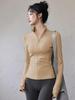 Giacca Corta da Donna Slim Fit - Collo Alto Versatile, Maniche Lunghe, Perfetta per Corsa, Yoga e Attività Fitness all'Aperto