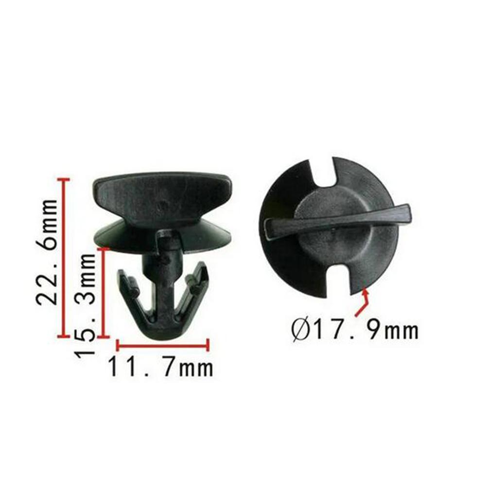 10pcs A0029880542 Front Wheel Arch Lining & Mudguard Clips Fit For Mercedes Benz