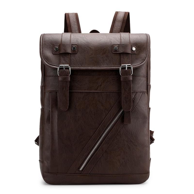 Men's Backpack Leisure Travel Large Capacity Men's Bag Korean Style Urban Street Outdoor Activities Bag Cover Backpack