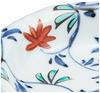 Hamato Hasami Ware Kosho Kiln Small Plate with High Base, 8cm, Two-Color Arabesque Pattern, 169939, White