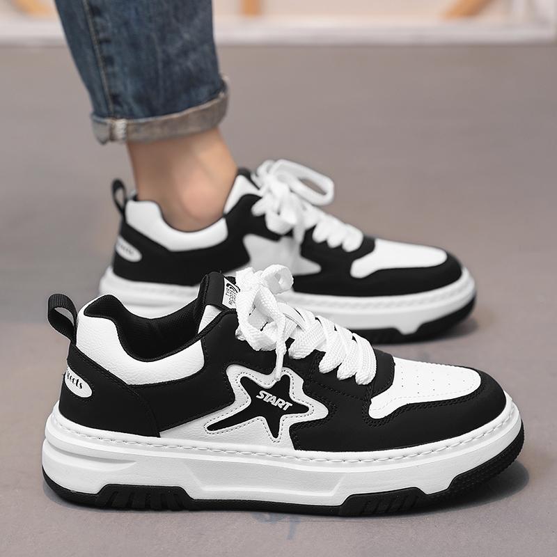 Autumn and winter velvet new thermal two cotton shoes student sports board shoes