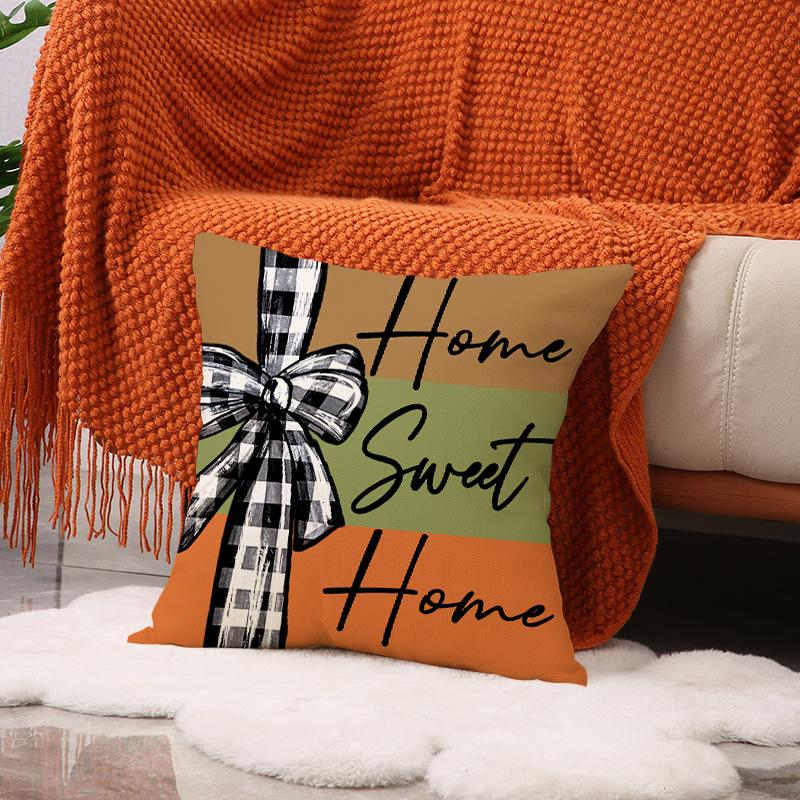 Autumn Pumpkin Print Pillow Cover New Living Room Seat Cushion Harvest Decorative Sofa Cushion