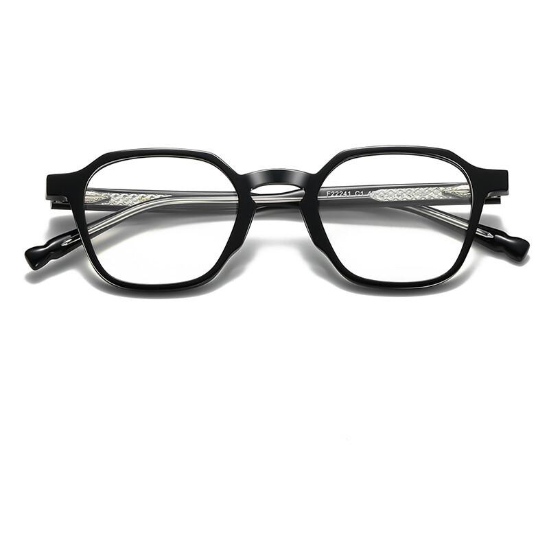 2026 Marque Haute Qualité Nouveau Carré Polygone Lunettes Presbytes Pour Hommes Monture Acétate Blocage Lumière Bleue Lunettes de Lecture Hommes