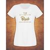 Bride Tribe Letter Print Short Sleeve T Shirt For Women Breathable Fashion Casual Wear