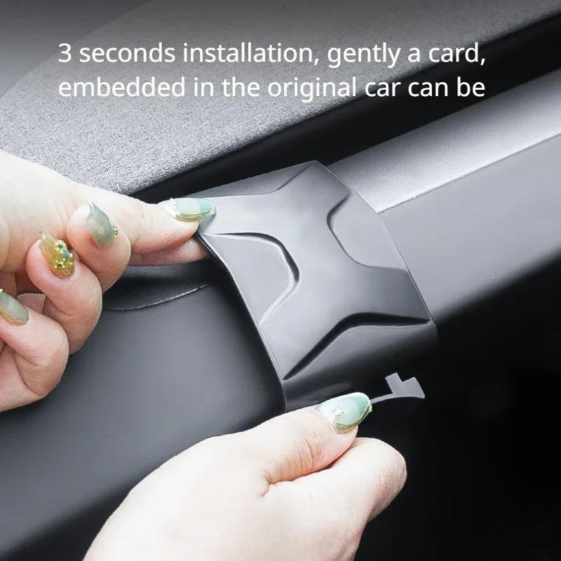 For Tesla Model Y Juniper/3/3+ Highland 2025 Water Cup Holder Beverage Rack Limiter Instrument Table Cup Support Car Accessories