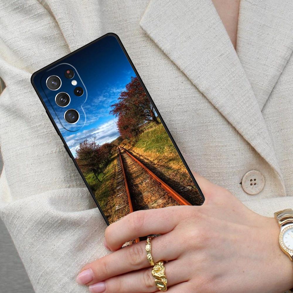 Scenic Railroad Train rail Cell Phone Case for Samsung Galaxy S26 Ultra S25 S24 S23 S22 S21 S20 Note10 Cover