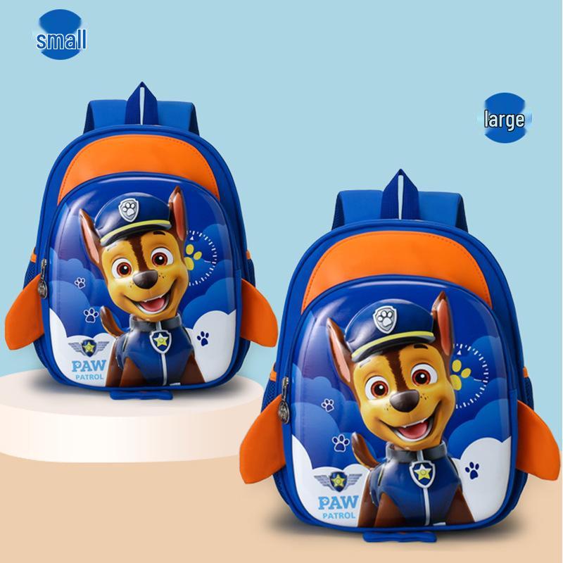 Paw Patrol Kids' Backpack: Cute Cartoon Hard Shell for Boys & Girls, Lightweight, Trendy & Versatile.