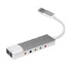 USB External Sound Card with SPDIF Digital Audio for 5.1 & 7.1 Surround Sound Systems Aluminum Body
