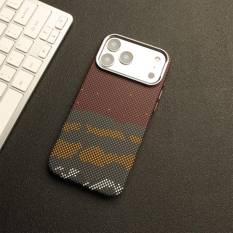 Luxury Carbon Fiber Pattern Magnetic For Magsafe Case For iPhone 17 Air 16 15 14 13 12 Pro Max Wireless Charge Shockproof Cover