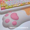 Wrist Rest Cat Claw Wrist Cushion Stress Relief Reduce Fatigue Bottom Ergonomic Design Wrist Rest for Keyboard Memory Cotton Anti-slip (G)