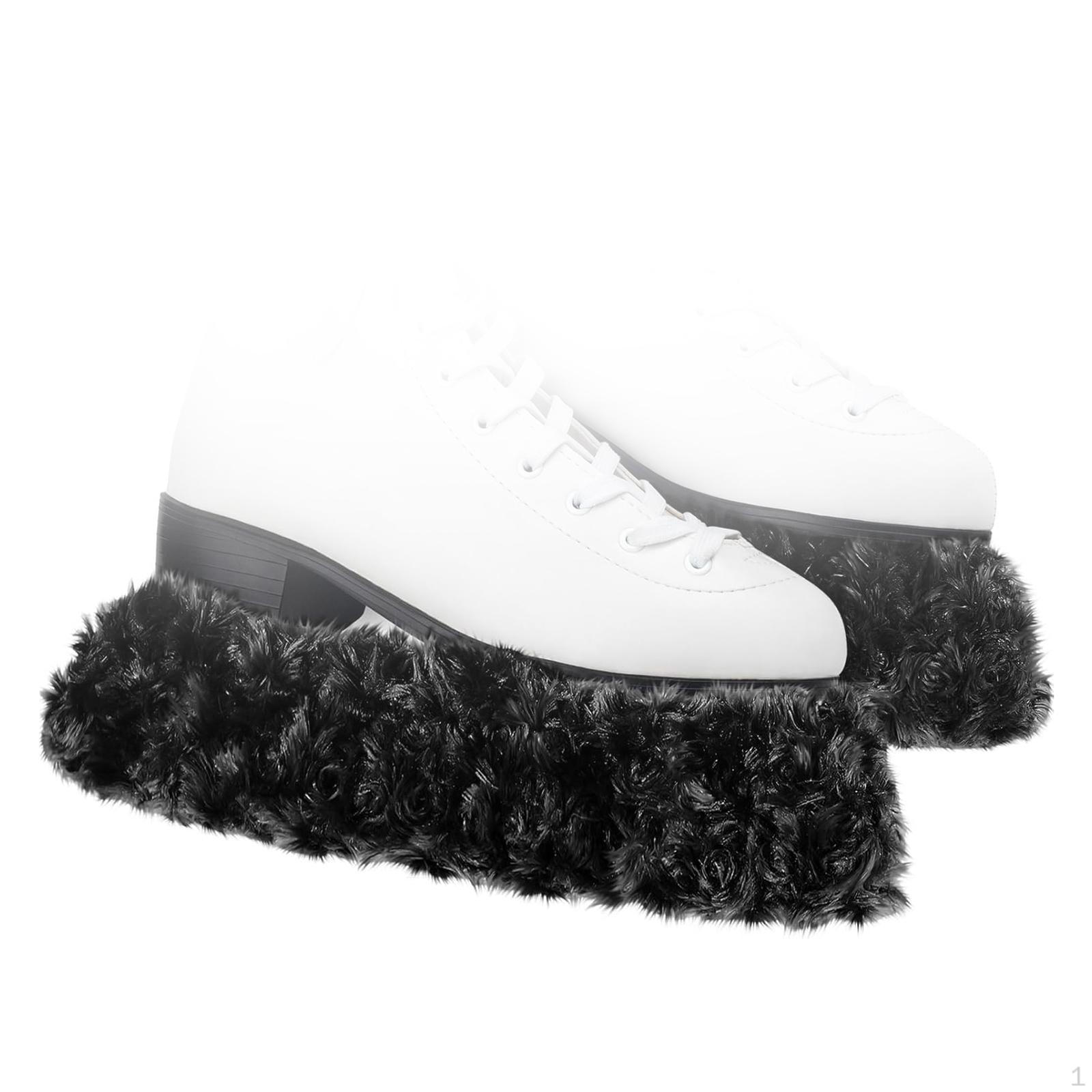 

2 штуки Чехлы-защиты для коньков Портативные рукава Удобные Универсальные Катание на коньках для Black_L