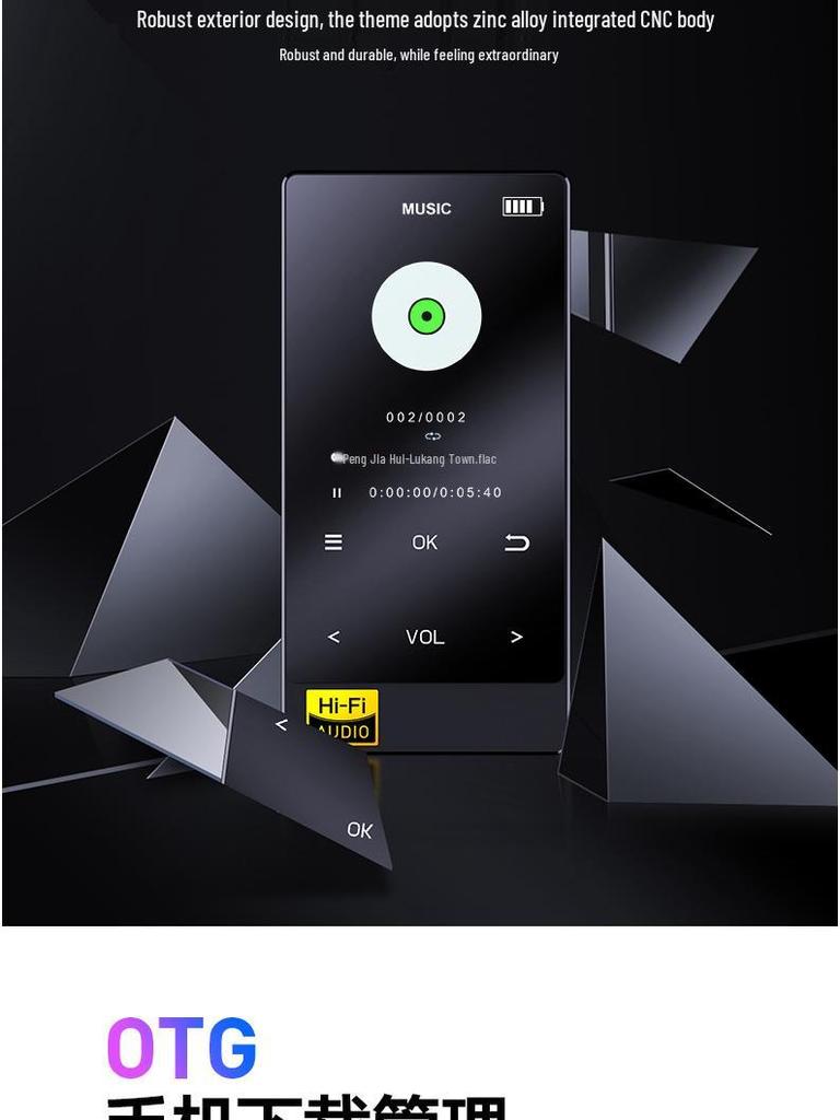 Xiaxin MP3 Walkman: Bluetooth HIFI Digital Player for Students