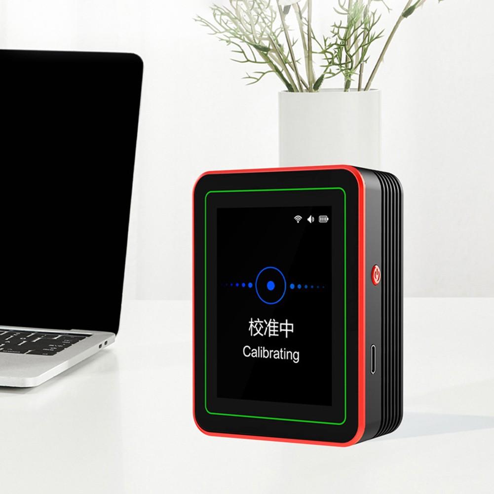 

Air Monitoring Device with 15 in 1 Features for Indoor Environment Analysis білий