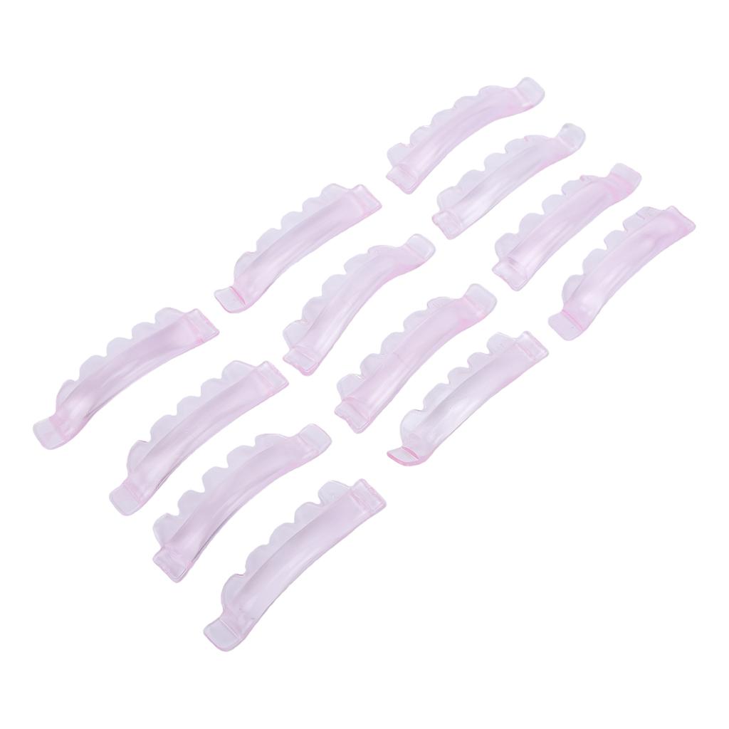 12 Stuks Wimperlift Rolletjes Zachte Siliconen Wimperpermanent Pads Wimperkrullende Liften Pads met Opbergdoosje