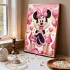Disney Pearl Painting Minnie Castle Art Set These Handmade Pearl Art Paintings for Wall Decoration Make Wonderful Gifts for Home or Office Decoration