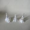 3Pcs Cute Unique Plastic Desktop Ornament For Christmas Thanksgiving Glow-in-the-Dark Cat Figurines Office & Home Decoration