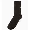 Women's Basic Logo Embroidered Mid-calf Socks 3-Piece Set JASS5F010 BK