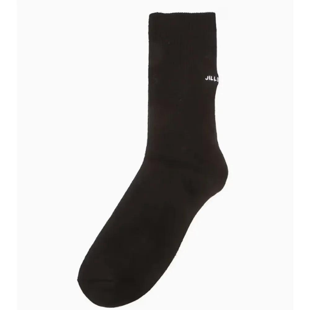 Women's Basic Logo Embroidered Mid-calf Socks 3-Piece Set JASS5F010 BK