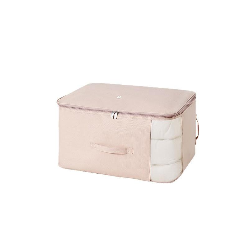 Large Capacity Cotton Duvet Bag With Dustproof Feature For Bedroom Storage