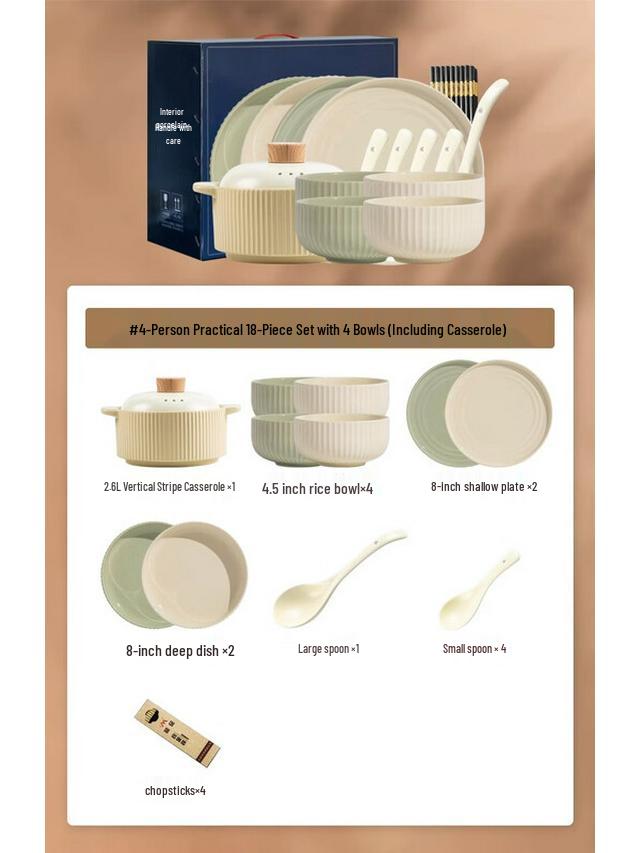 Modellanka Cream Style Dinnerware Set