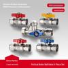 Five-Piece Heating Kit: Straight Boiler, Aluminum-Plastic Pipe, All-Copper Threads, Quick-Connect Ball Valve (4-Point & 6-Point).
