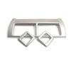 3pcs for Toyota Camry 2012 2013 2014 2015 2016 Car Left Right Center Air Conditioning Outlet AC Vent Car Accessories Cover Trim