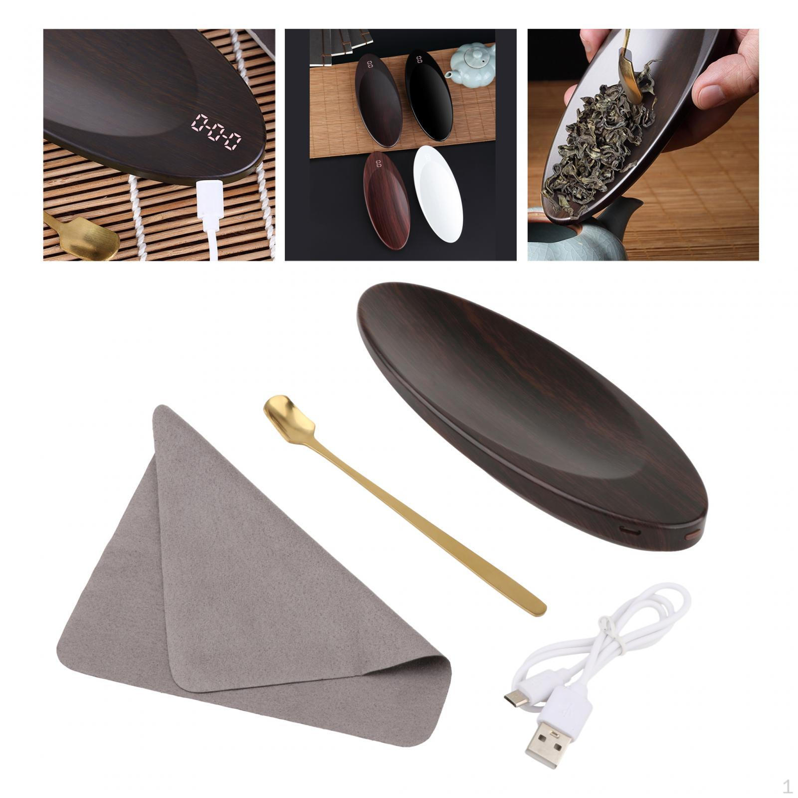 

Компактные чайные весы с высокой точностью взвешивания — 200 г/1 г Ebony