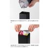 Yamazaki Magnetic Dispenser Shampoo + Conditioner + Body Soap 850mL [3-Pack] Black Tower 10859/10861/10863