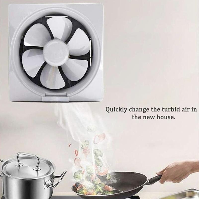 7.5/9/11/13inch Exhaust Fan 12V Wall Mounted Exhaust Fan Low Noise Extractor for Kitchen Bathroom Garage Grow Room