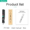 Mastfuyi FY18D Non Contact AC Voltage Tester with Dual Range 12V 1000V  48V 1000V Multifunction NCV AC Voltage