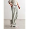 HAUT TON Men's Lightweight Casual Drawstring Straight-Leg Pants