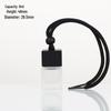 Square Car Aromatherapy Pendant - Mini Glass Essential Oil Diffuser & Decorative Fragrance Bottle